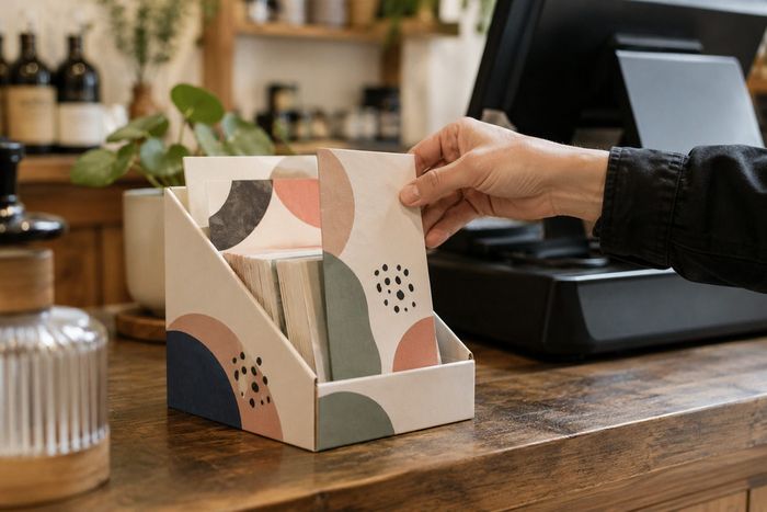 PLV de comptoir, impression KOOPRINTA