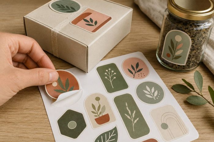 Stickers vitrine · KOOPRINTA