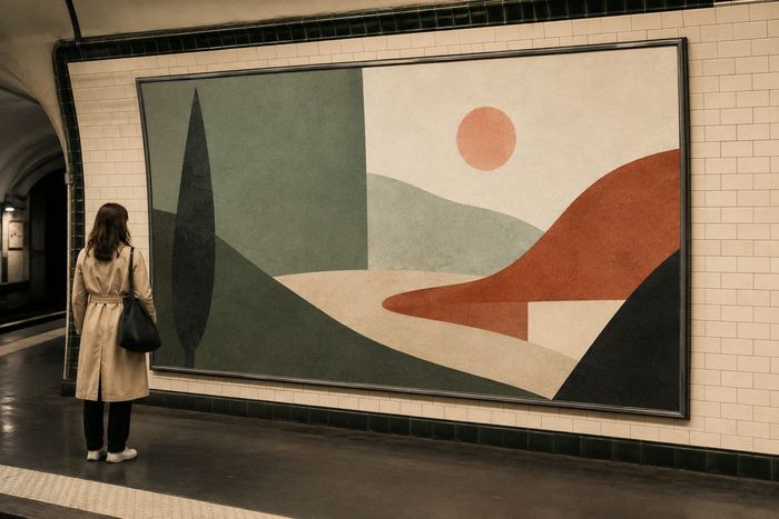 Affiche métro, impression KOOPRINTA