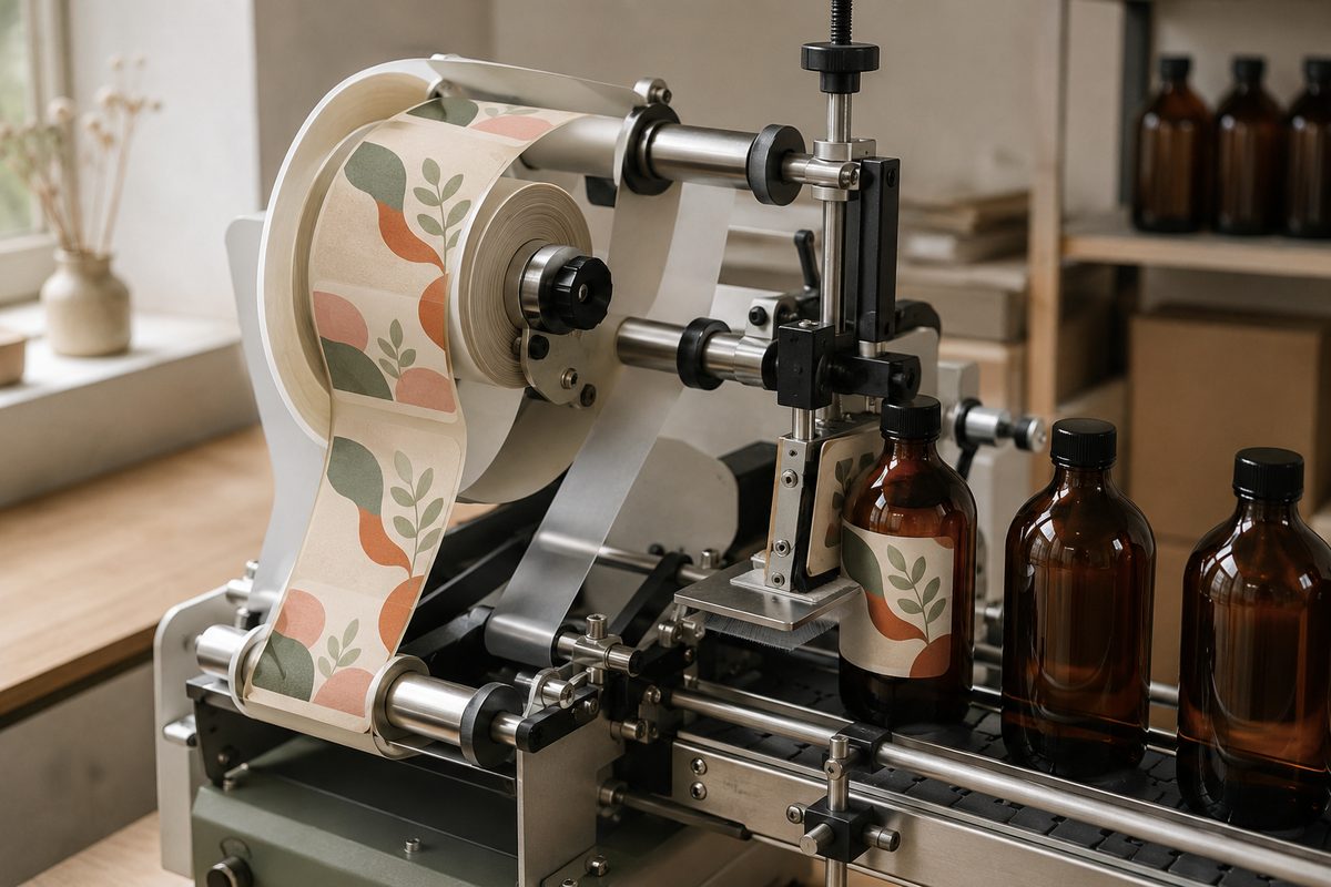 Étiquettes pour pose automatique imprimé par KOOPRINTA