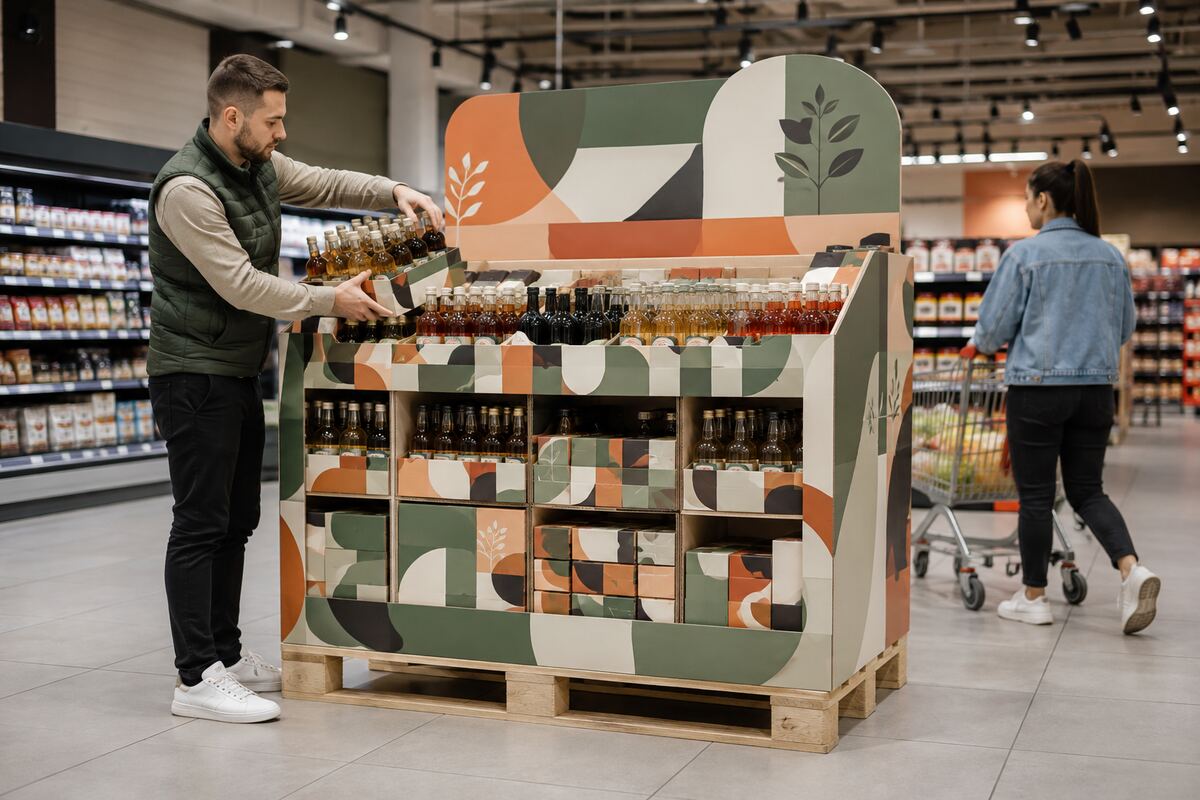 Box palette complète personnalisée imprimée en quadrichromie par KOOPRINTA